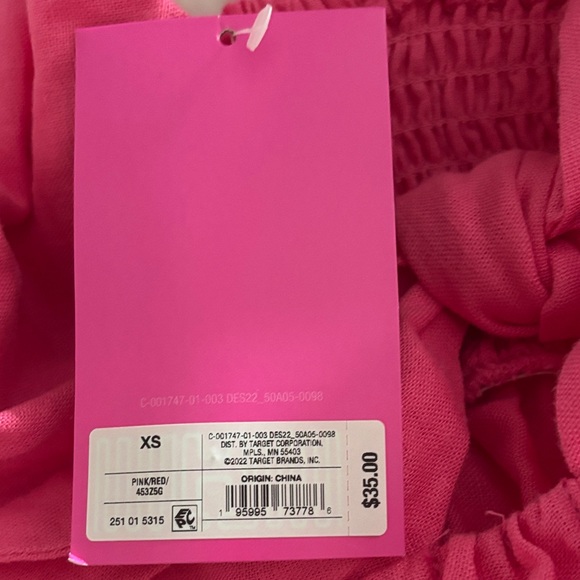 Pink and Red Bow Maxi Dress - Picture 6 of 9